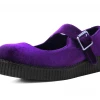 T.U.K. VELVET VIVA II MARY JANE PURPLE