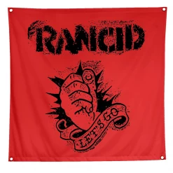 None RANCID LET'S GO FLAG