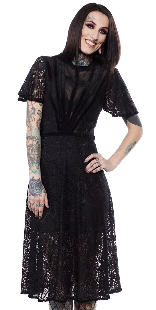 RESTYLE BLACK DAHLIA DRESS Apparel 3 RESTYLE BLACK DAHLIA DRESS Apparel