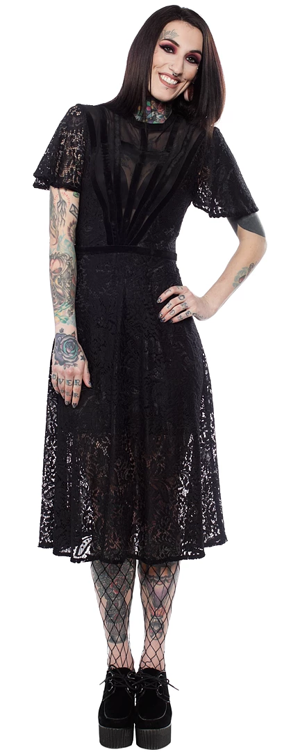 RESTYLE BLACK DAHLIA DRESS Apparel 5 RESTYLE BLACK DAHLIA DRESS Apparel
