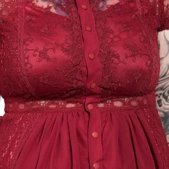RESTYLE RED GRACE DRESS