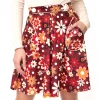 SMAK PARLOUR 1960S RETRO FLORAL TREND SETTER FLARE SKIRT Shop Sour+Plus