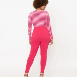 UNIQUE VINTAGE HOT PINK HIGH WAIST RIZZO CIGARETTE PANTS Shop Sour+Plus