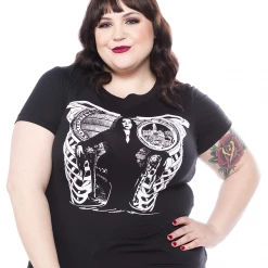 ROCK REBEL MORTICIA ADDAMS TEE Apparel