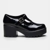 Koi Footwear KOI SAI MARY JANES BLACK PATENT