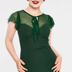 VOODOO VIXEN SAMANTHA MESH TOP GREEN 10 VOODOO VIXEN SAMANTHA MESH TOP GREEN