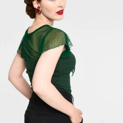 VOODOO VIXEN SAMANTHA MESH TOP GREEN 11 VOODOO VIXEN SAMANTHA MESH TOP GREEN