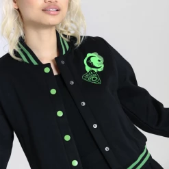 Shop Sour+Plus HELL BUNNY SAMARA JACKET BLACK/GREEN