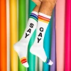 Gumball Poodle What's New SAY GAY ATHLETIC STRIPE KNEE SOCKS 2 Gumball Poodle What's New SAY GAY ATHLETIC STRIPE KNEE SOCKS