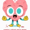 JELLYKOE SCREAM INSIDE YOUR HEART PRINT Homewares