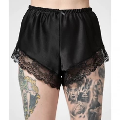 KILLSTAR SEVERINA SATIN SHORTS