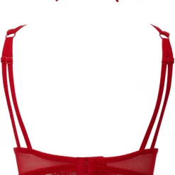 KILLSTAR SHE BITES LACE BRA RED