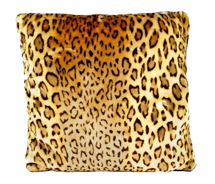 SOURPUSS VELVET LEOPARD SQUARE PILLOW 4 SOURPUSS VELVET LEOPARD SQUARE PILLOW