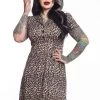 SOURPUSS LEOPARD ROSIE DRESS 1 SOURPUSS LEOPARD ROSIE DRESS