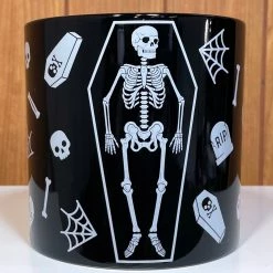SOURPUSS SKELETON PLANT CONTAINER Haunted Homewares