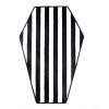 SOURPUSS COFFIN RUG BLACK/WHITE Haunted Homewares 2 SOURPUSS COFFIN RUG BLACK/WHITE Haunted Homewares