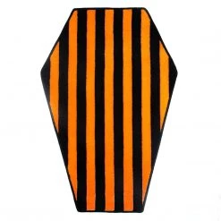 SOURPUSS COFFIN RUG BLACK/ORANGE Haunted Homewares