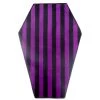 SOURPUSS COFFIN RUG BLACK/PURPLE Haunted Homewares