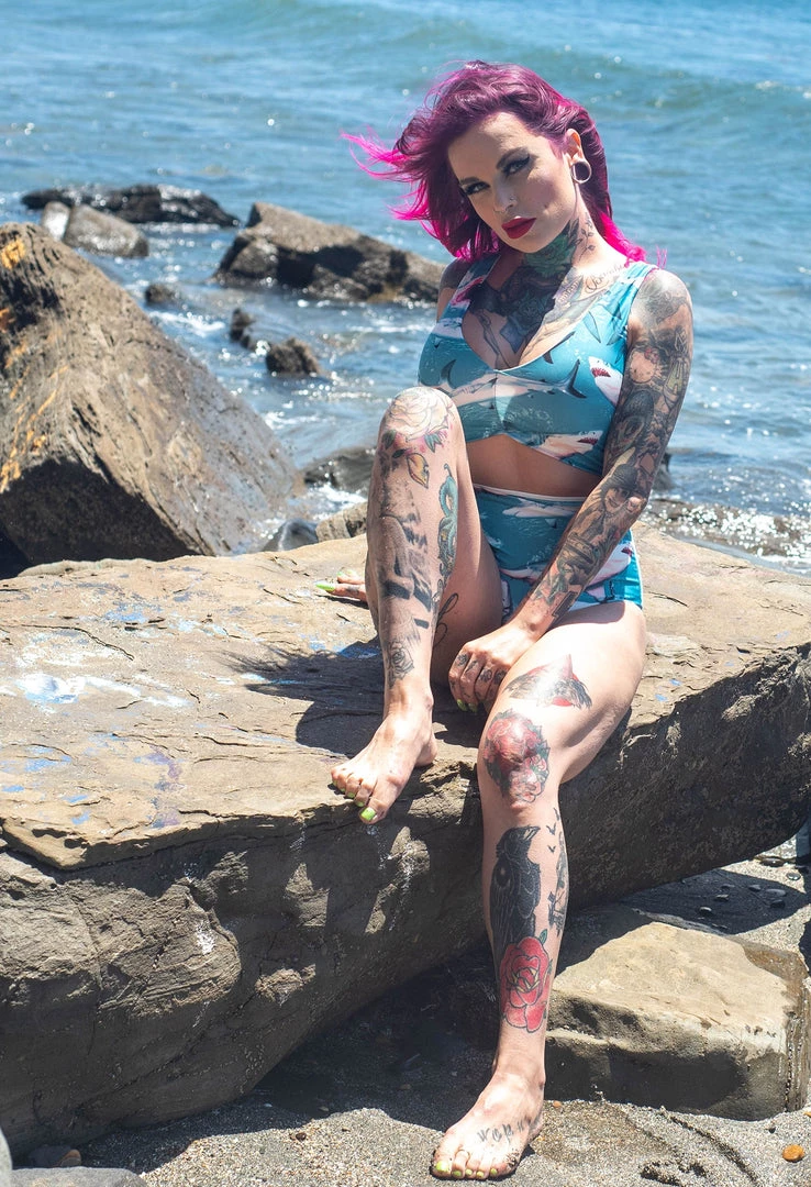 SOURPUSS SHARK ATTACK MONOKINI 8 SOURPUSS SHARK ATTACK MONOKINI