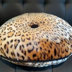 SOURPUSS VELVET LEOPARD ROUND PILLOW Haunted Homewares 7 SOURPUSS VELVET LEOPARD ROUND PILLOW Haunted Homewares