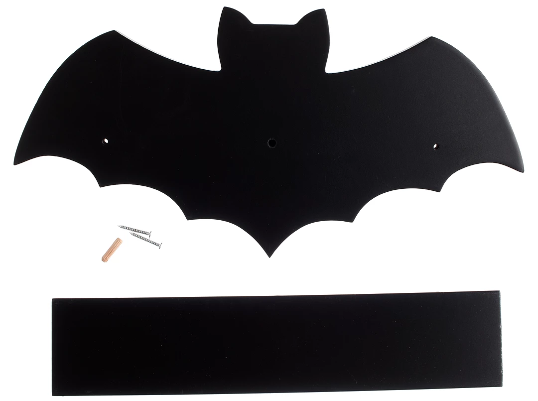 SOURPUSS BAT SHELF BLACK 7 SOURPUSS BAT SHELF BLACK