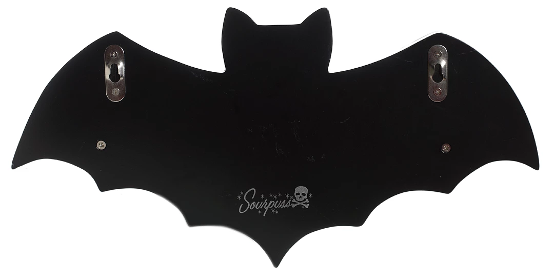 SOURPUSS BAT SHELF BLACK 6 SOURPUSS BAT SHELF BLACK