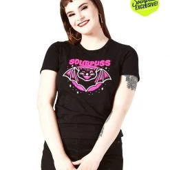 Shop Sour+Plus SOURPUSS JINX BAT TEE