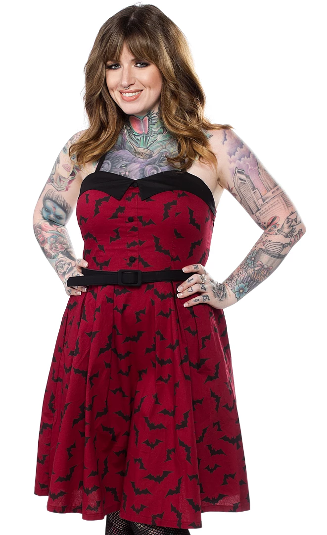SOURPUSS LUNA BATS SPOOKSVILLE DRESS 3 SOURPUSS LUNA BATS SPOOKSVILLE DRESS
