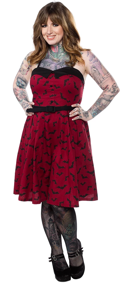 SOURPUSS LUNA BATS SPOOKSVILLE DRESS 4 SOURPUSS LUNA BATS SPOOKSVILLE DRESS