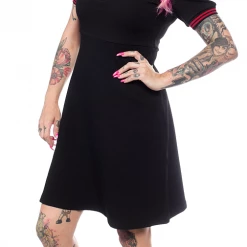 Shop Sour+Plus SOURPUSS RED ROSE POLO DRESS