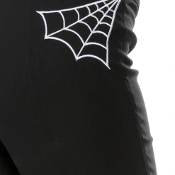 Shop Sourpuss SOURPUSS SPIDERWEB CAPRIS