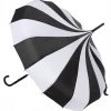 Ghouls Just Wanna Have Sun SOURPUSS PAGODA UMBRELLA BLACK/WHITE