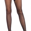 None Accessories FISHNET THIGH HIGH STOCKINGS W/ WIDE BAND