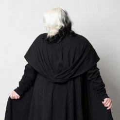 Shop Sour+Plus SOURPUSS HOODED CARDIGAN BLACK