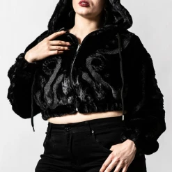 KILLSTAR STARCHILD FAUX FUR BOMBER JACKET Shop Sour+Plus