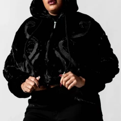 KILLSTAR STARCHILD FAUX FUR BOMBER JACKET Shop Sour+Plus