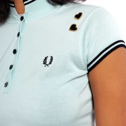 FRED PERRY AMY WINEHOUSE KNITTED SHIRT STARLIGHT Apparel