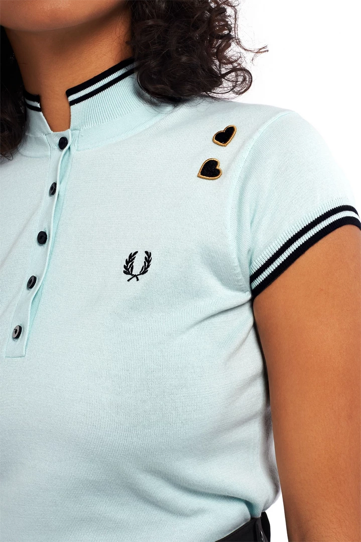 FRED PERRY AMY WINEHOUSE KNITTED SHIRT STARLIGHT Apparel 4 FRED PERRY AMY WINEHOUSE KNITTED SHIRT STARLIGHT Apparel