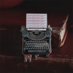 LIVELY GHOSTS STEPHEN KING LOVERS PIN BLACK