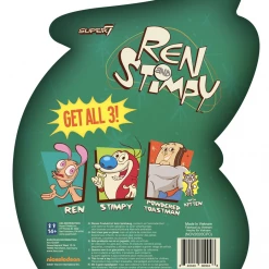 Super7 REACTION: REN & STIMPY STIMPY FIGURE Lifestyle