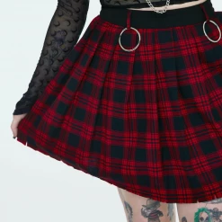 JAWBREAKER TEEN SPIRIT RED & BLACK PLAID SKIRT Apparel 9 JAWBREAKER TEEN SPIRIT RED & BLACK PLAID SKIRT Apparel