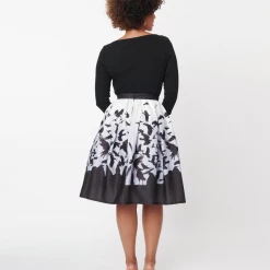 UNIQUE VINTAGE X HITCHCOCK THE BIRDS SWING SKIRT