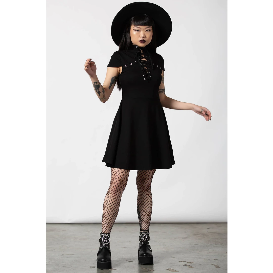 Shop Sour+Plus KILLSTAR TIED UP SKATER DRESS 4 Shop Sour+Plus KILLSTAR TIED UP SKATER DRESS