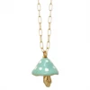 None FANTASY FOREST TURQUOISE MUSHROOM NECKLACE What's New