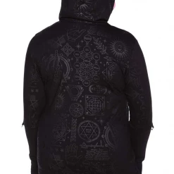 Shop Sour+Plus KILLSTAR UNHOLY SABBATH LONGLINE HOODIE