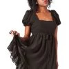 SOURPUSS CREAM PUFF DRESS BLACK Shop Sour+Plus