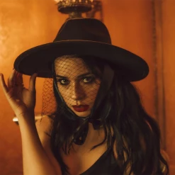 LIVELY GHOSTS VEILED HAT BLACK What's New