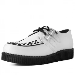 Footwear T.U.K. WHITE TUKSKIN VIVA II LOW CREEPERS