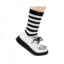 Footwear T.U.K. WHITE TUKSKIN VIVA II LOW CREEPERS