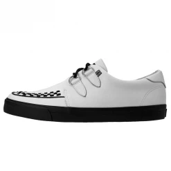 Footwear T.U.K. WHITE LEATHER D-RING VLK SNEAKER 10 Footwear T.U.K. WHITE LEATHER D-RING VLK SNEAKER
